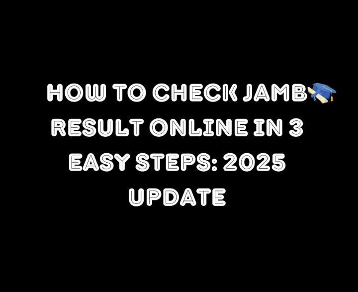 How to check jamb result online