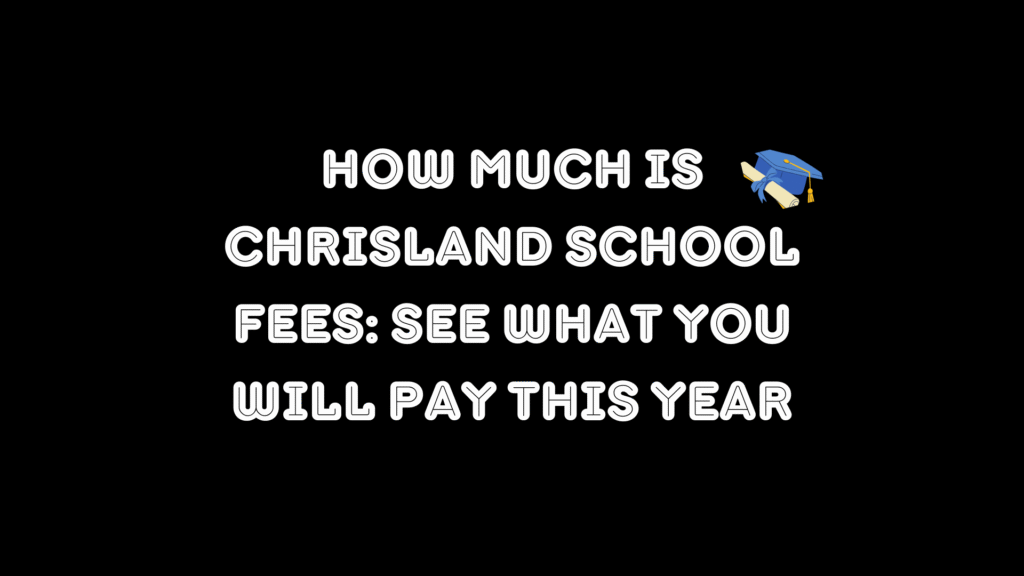 How Much Is Chrisland School Fees: See What You Will Pay This Year
