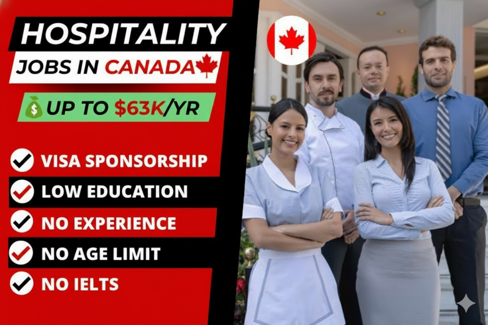 Hospitality Jobs In Canada🇨🇦 with Visa Sponsorship
