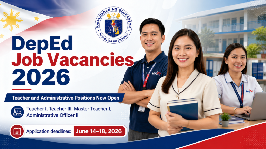 300 DepEd Job Vacancies Available 2026 - APPLY NOW