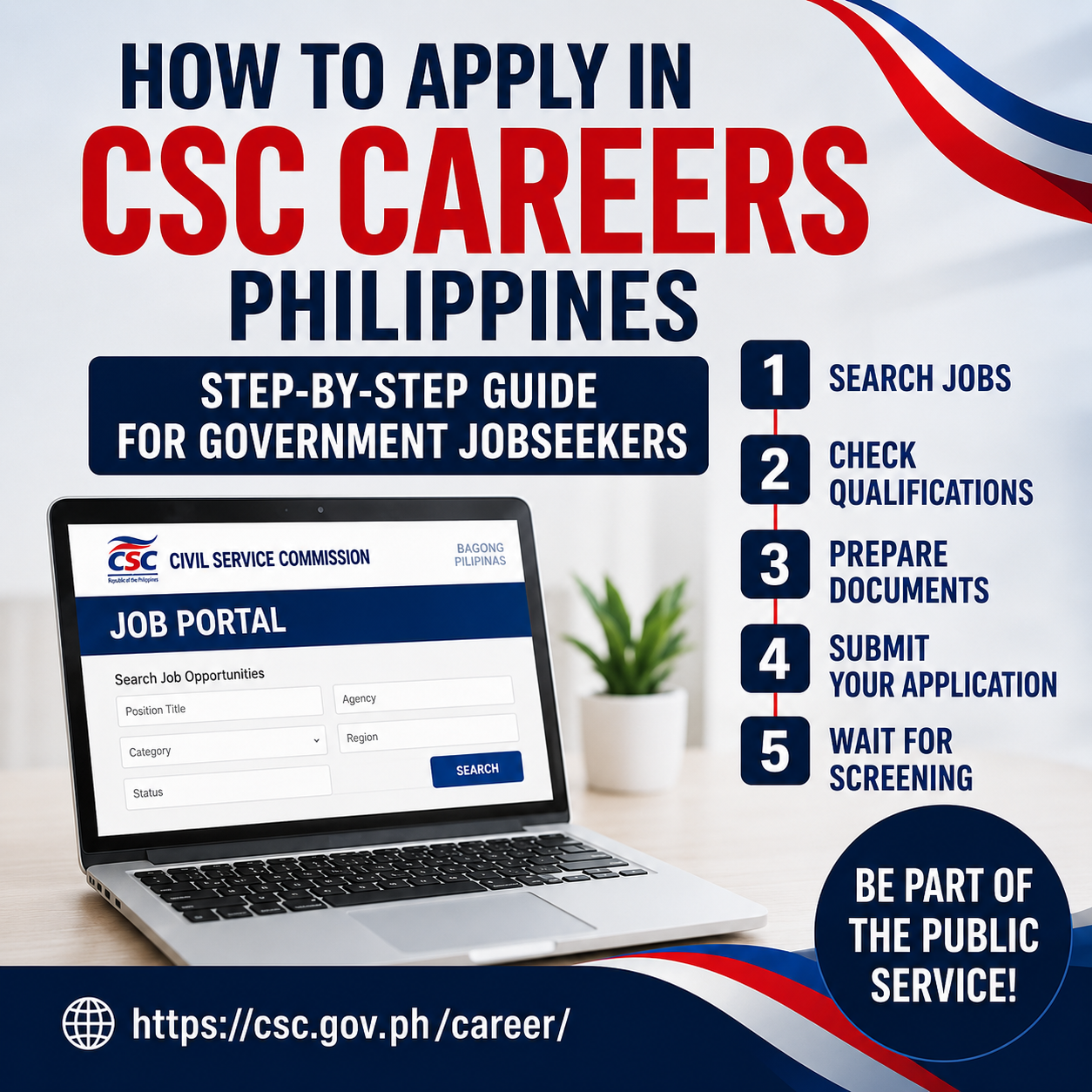 How to Apply in CSC Careers Philippines 2026: Step-by-Step Guide for Government Jobseekers