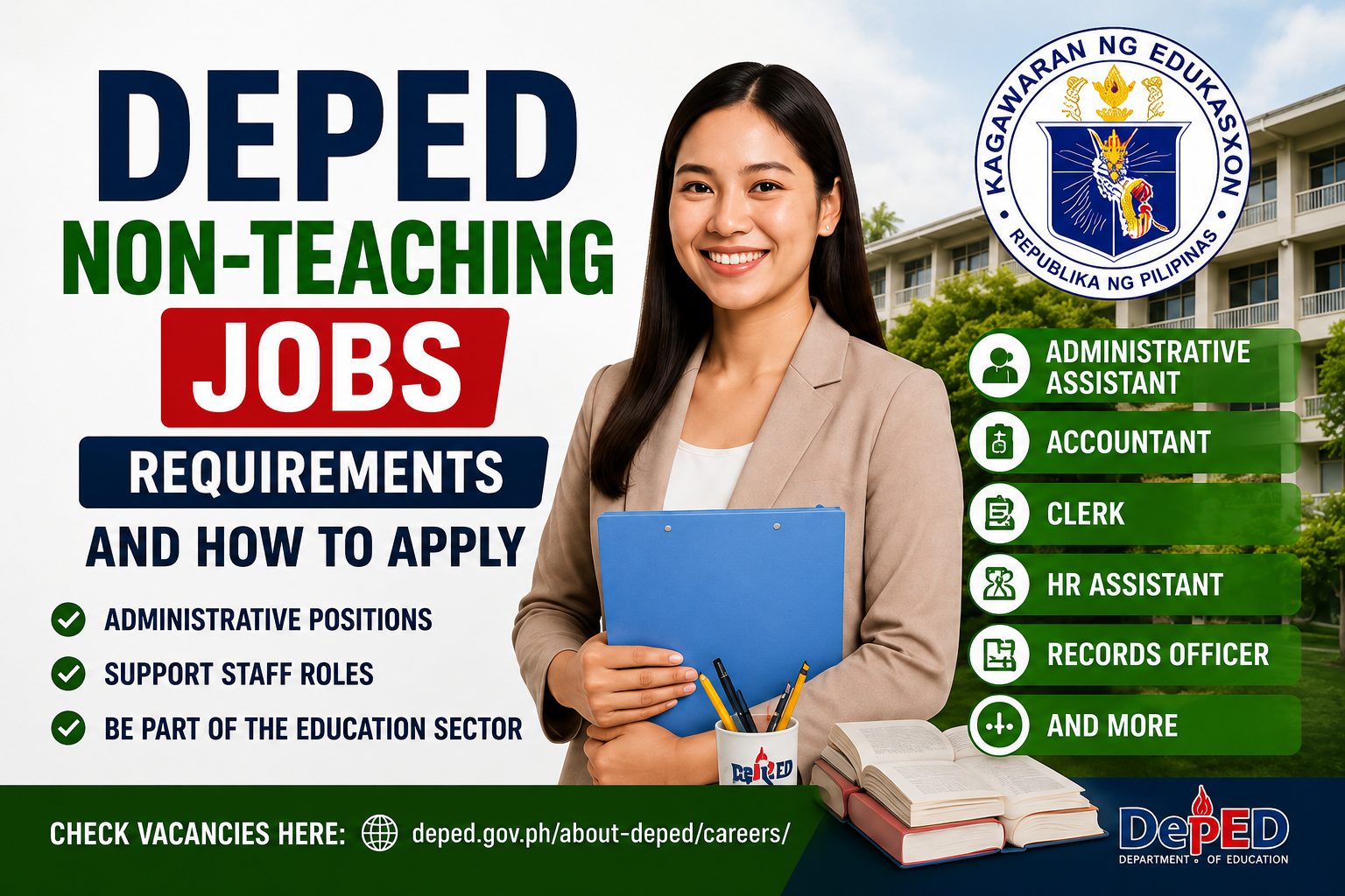 DepEd Non-Teaching Jobs 2026 Requirements and How to Apply